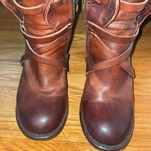 Freebird baker boots cognac size 9